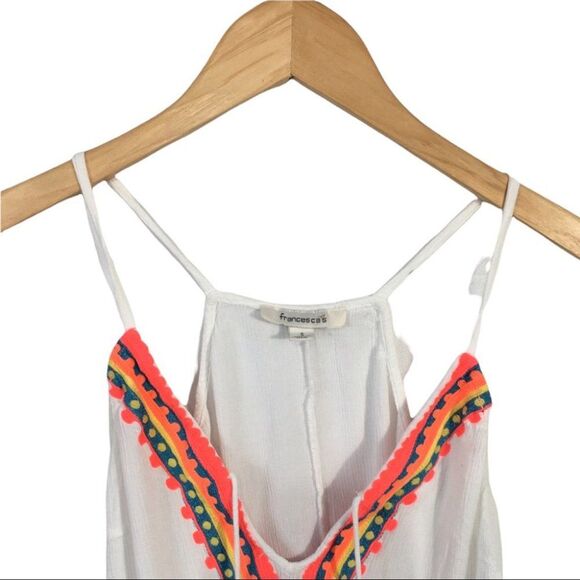 WS139 Women’s Francescas Bohemian BoHo Gypsy Blouse Top S - Picture 3 of 4